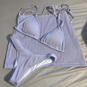 Striped Bikini Set